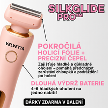 Pokročilá holicí fólie a precizní čepel Velvetta SilkGlide Pro
